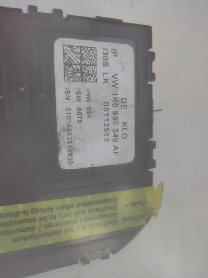 Skoda Octavia Mk2 (1Z) (2004 - 2013) 1K0953549AF Датчик угла поворота руля — фото 3