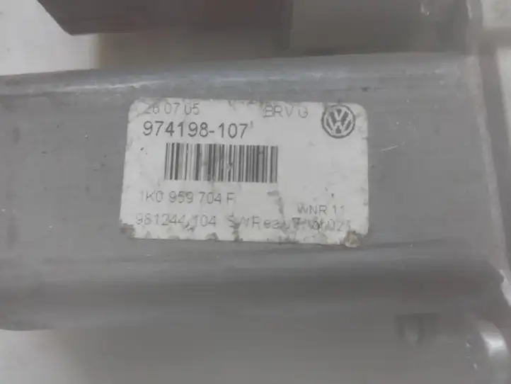 Volkswagen PASSAT B6 (2005 - 2010) 1K0959704F Стеклоподъемник задней двери — фото 3