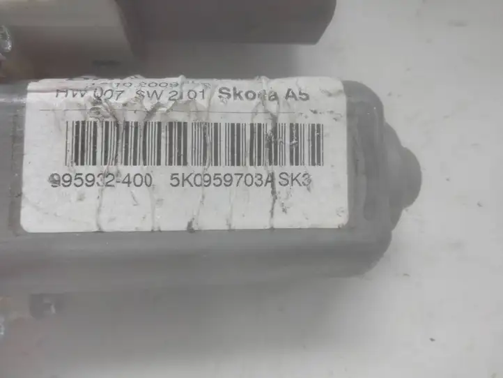 Skoda Octavia Mk2 (1Z) (2004 - 2013) 5K0959703A Стеклоподъемник задней двери — фото 3