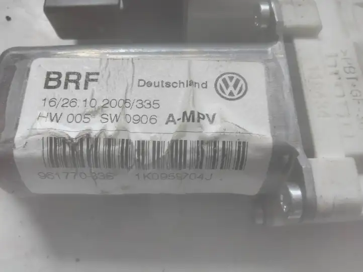 Volkswagen Touran I (2003 - 2010) 1K0959704J Стеклоподъемник задней двери — фото 3