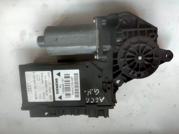 Audi A4 S4 B6 8E 8H (2000 - 2006) 8E0959801A Стеклоподъемник задней двери — фото 2
