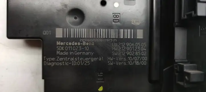 Mercedes-Benz E W212 (2009 - 2016) 2129060505 Модуль комфорта — фото 8