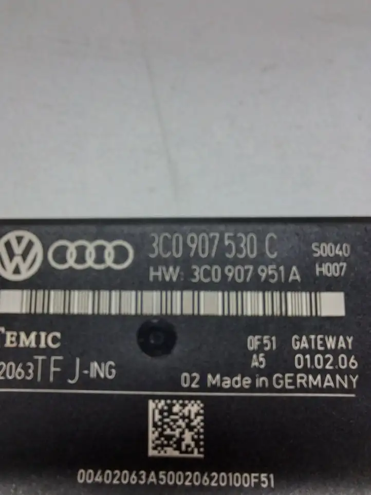 Volkswagen PASSAT B6 (2005 - 2010) 3C0907951A Модуль Gateway — фото 3