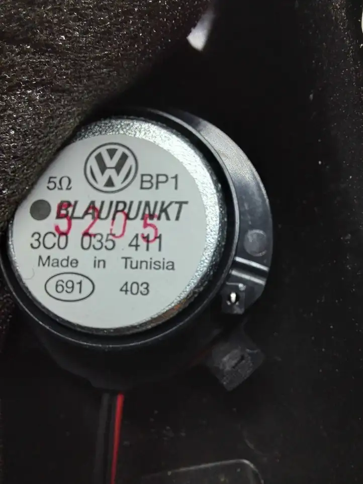 Volkswagen PASSAT B6 (2005 - 2010) 3C0035411 Динамики передних дверей — фото 3