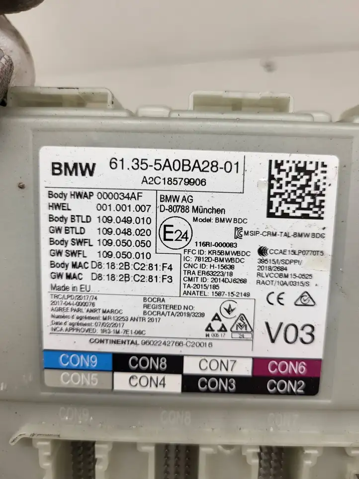BMW 5 G30 G31 (2016 - ) 9887681 Комплект системы зажигания — фото 4