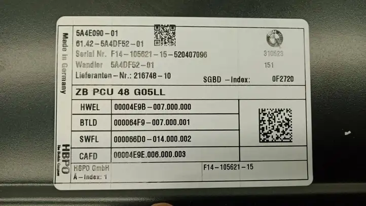 BMW X5 G05 (2018 - ) 5A4Df52 Прочие детали салона — фото 4