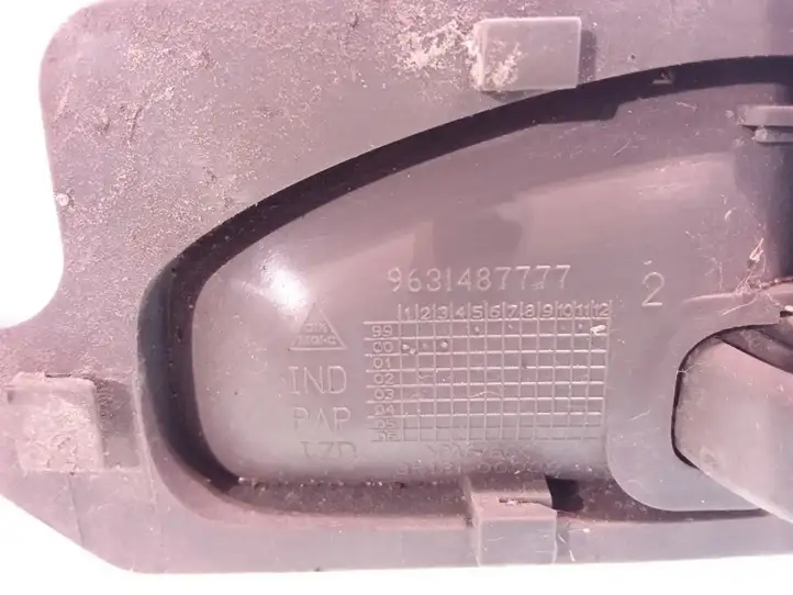 Citroen Xsara Picasso (1999 - 2012) 9631487777 Внутренняя ручка задней двери — фото 3