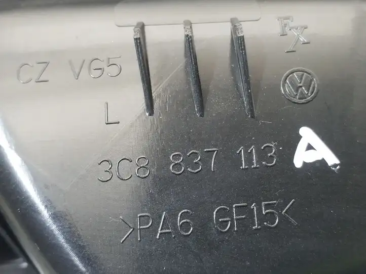 Volkswagen PASSAT CC (2008 - 2012) 3C8837113A Внутренняя ручка двери — фото 3