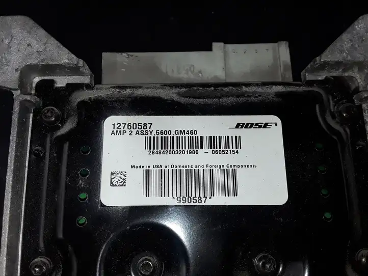 Cadillac BLS (2006 - 2009) 12760587 Усилитель звука — фото 2
