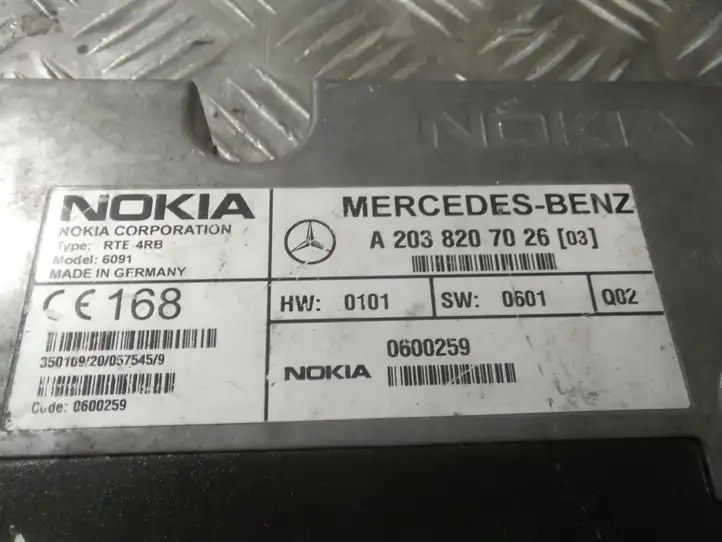 Mercedes-Benz C W203 (2000 - 2007) A2038207026 Блок GSM — фото 3
