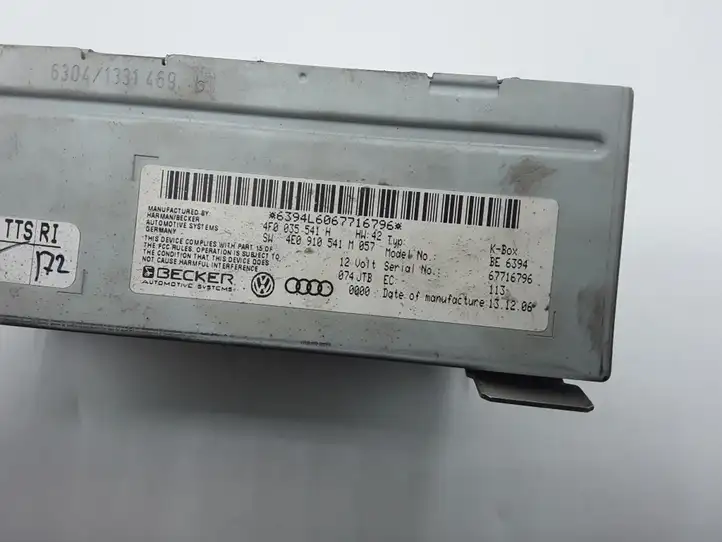 Audi A6 S6 C6 4F (2004 - 2008) 4F0035541H Магнитола / мультимедийная система — фото 2