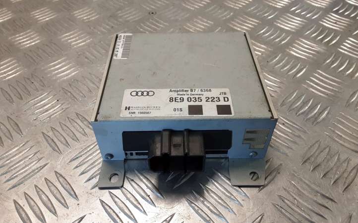 8E9035223D Audi A4 S4 B7 8E 8H Garso stiprintuvas