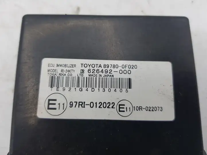 Toyota Corolla Verso E121 (2004 - 2007) 89780OF020 Блок иммобилайзера — фото 3