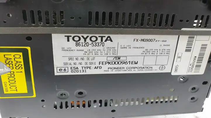 Lexus IS 220D-250-350 (2005 - 2010) 8612053370 Магнитола / мультимедийная система — фото 3