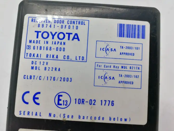 Toyota Corolla Verso AR10 (2004 - 2009) 897410F010 Блок управления центральным замком — фото 3