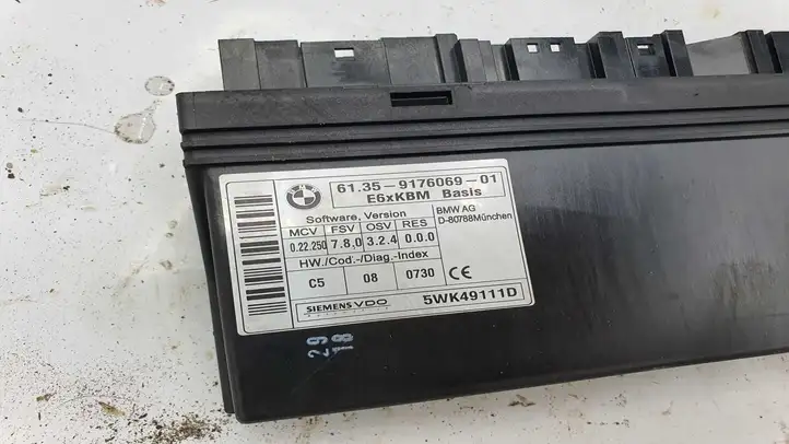 BMW 5 E60 E61 (2004 - 2010) 6135917606901 Модуль комфорта — фото 3