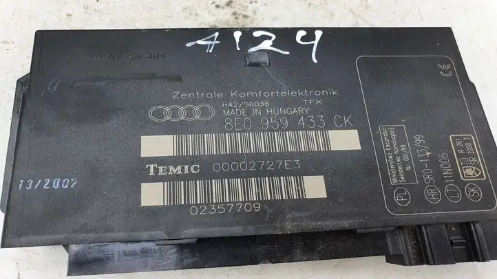Audi A4 S4 B7 8E 8H (2004 - 2009) 8R0959433CK Модуль комфорта — фото 2