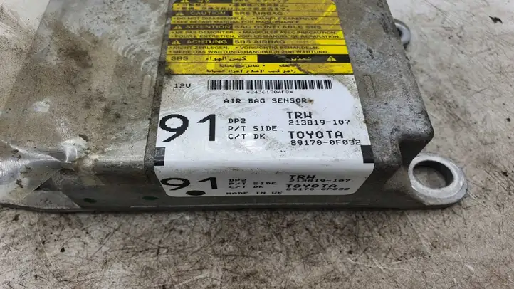 Toyota Corolla Verso AR10 (2004 - 2009) 213819107 Блок управления SRS — фото 3