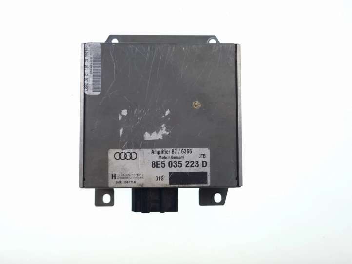 8E5035223D Audi A4 S4 B8 8K Garso stiprintuvas