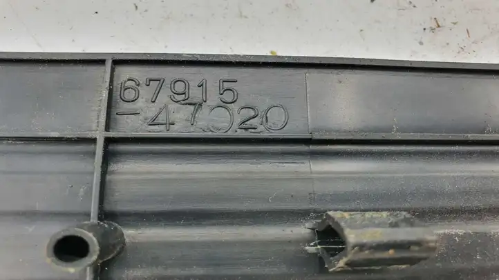 Toyota Prius (XW20) (2003 - 2009) 6791547020 Внутренняя отделка заднего порога — фото 3