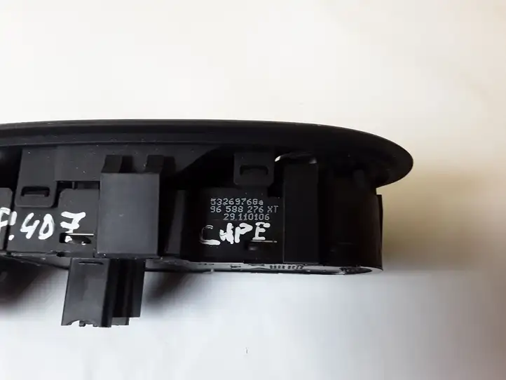 Peugeot 407 (2004 - 2011) 96598276XT Кнопка стеклоподъемников — фото 3