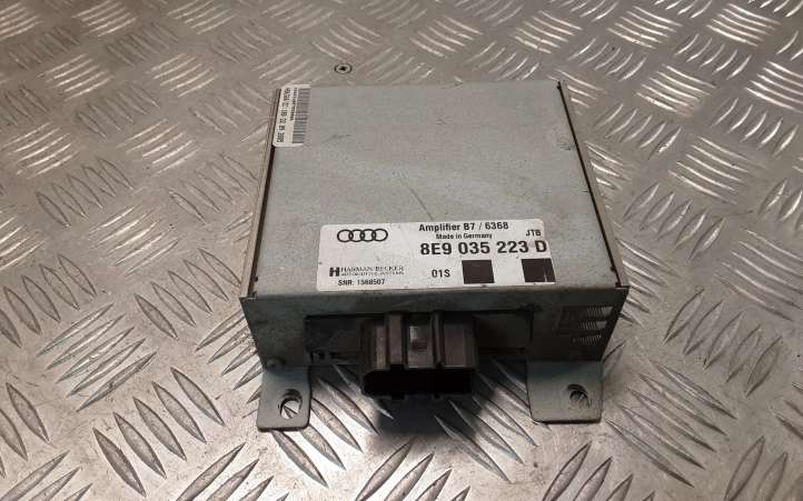 8E9035223D Audi A4 S4 B7 8E 8H Garso stiprintuvas