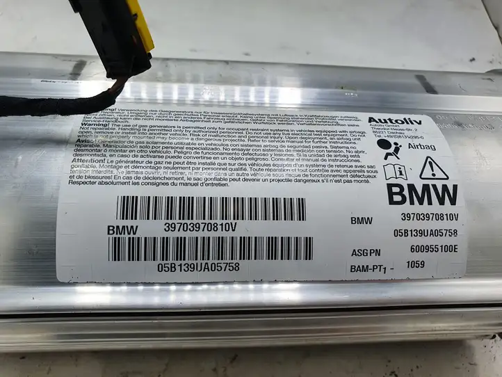 BMW 5 E60 E61 (2004 - 2010) 39703970810V Подушка безопасности пассажира — фото 3