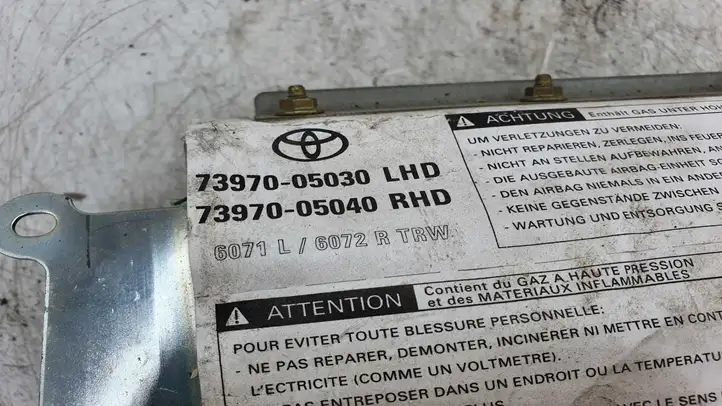 Toyota Avensis T220 (2000 - 2003) 7397005030 Подушка безопасности пассажира — фото 2