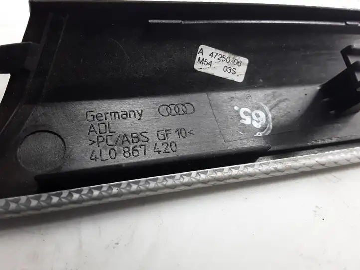 Audi Q7 4L (2005 - 2009) 4L0867420 Обшивка задней двери — фото 3