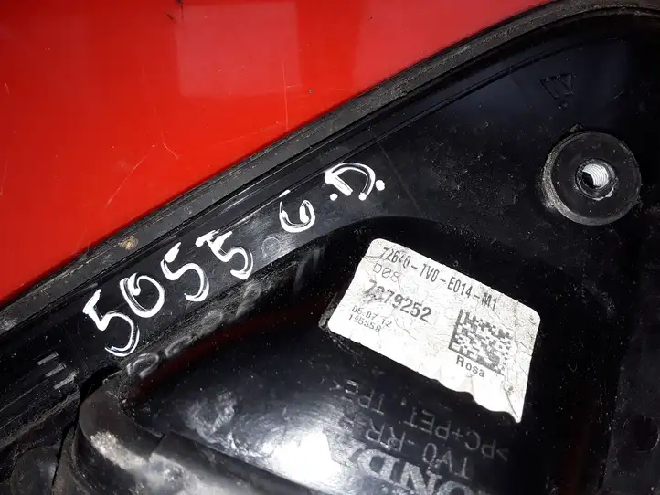 Honda Civic IX (2011 - 2017) 72640TV0E014M1 Наружная ручка задней двери — фото 2