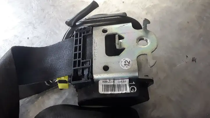 Nissan Qashqai (2006 - 2010) 86885JD00A Передний ремень безопасности — фото 2