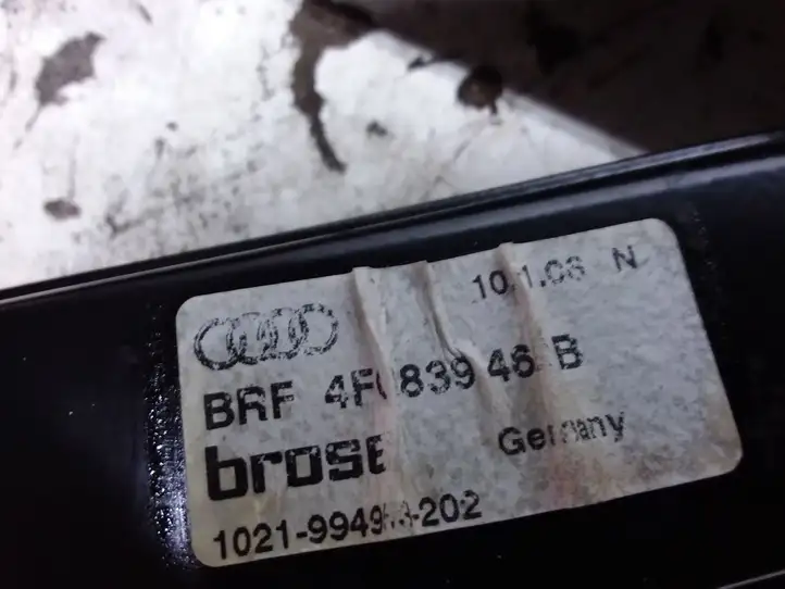 Audi A6 S6 C6 4F (2004 - 2008) 4F0867416C Рамка дверного стекла задней двери — фото 3