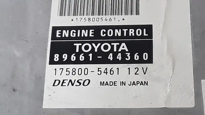 Toyota Avensis Verso (2004 - 2009) 8966144360 Блок управления двигателем (ЭБУ) — фото 2