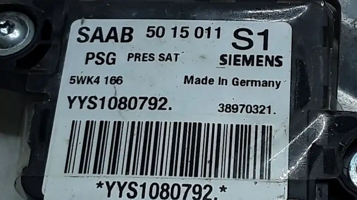Saab 9-5 (1998 - 2005) 5015011 Датчик удара SRS — фото 3