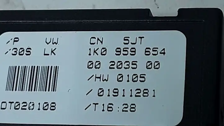 Audi A3/S3 8P (2004 - 2008) 1K0959654 Датчик угла поворота руля — фото 3