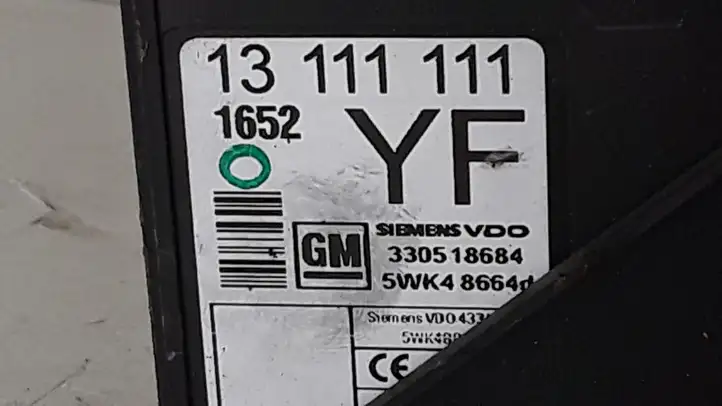 Opel Meriva A (2002 - 2006) 13111111 Модуль комфорта — фото 2