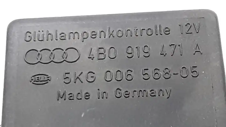 Audi A6 S6 C5 4B (1997 - 2001) 4B0919471A Реле освещения — фото 2