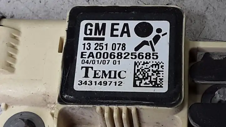 Opel Astra H (2004 - 2009) 13251078 Датчик удара SRS — фото 2