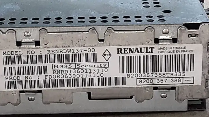Renault Modus (2004 - 2007) 8200357388 Магнитола / мультимедийная система — фото 3