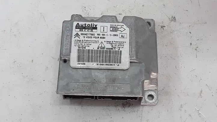 Citroen C4 Picasso (2006 - 2013)  9664217980 Блок управления надувных подушек