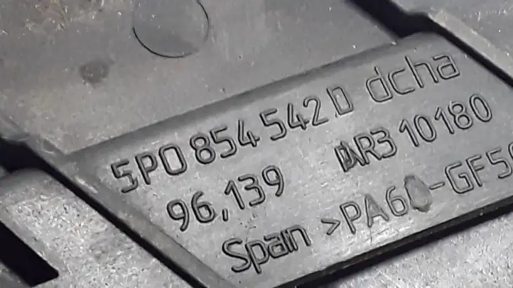 Seat Altea (2004 - 2009) 5P0854542 Накладка стоек лобового стекла — фото 2