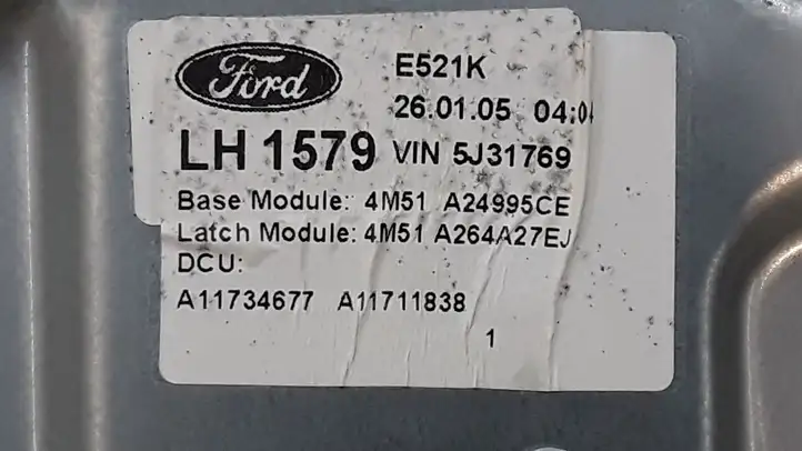 Ford Focus (2005 - 2008) 4M51A24995CE Механический стеклоподъемник задней двери — фото 2