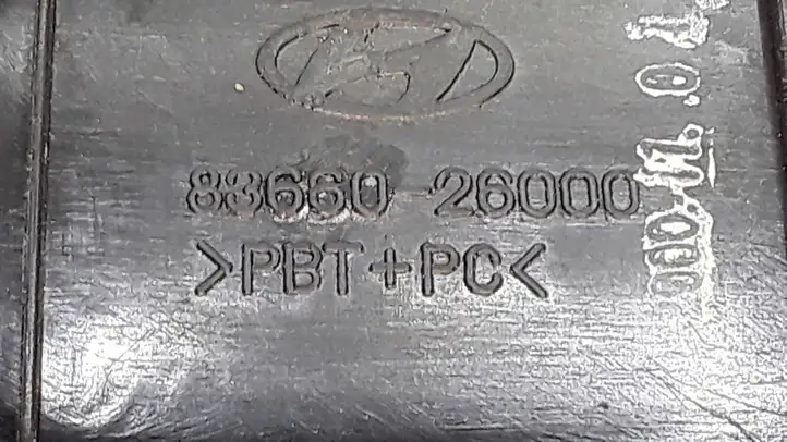 Hyundai Santa Fe (2000 - 2005) 8366026000 Наружная ручка задней двери — фото 3