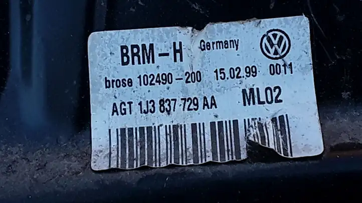 Volkswagen Golf IV (1998 - 2005) 1J3837729AA Электростеклоподъемник передний (комплект) — фото 2