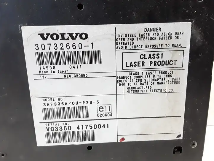 Volvo XC90 (2002 - 2006) 307326601 Магнитола / мультимедийная система — фото 3