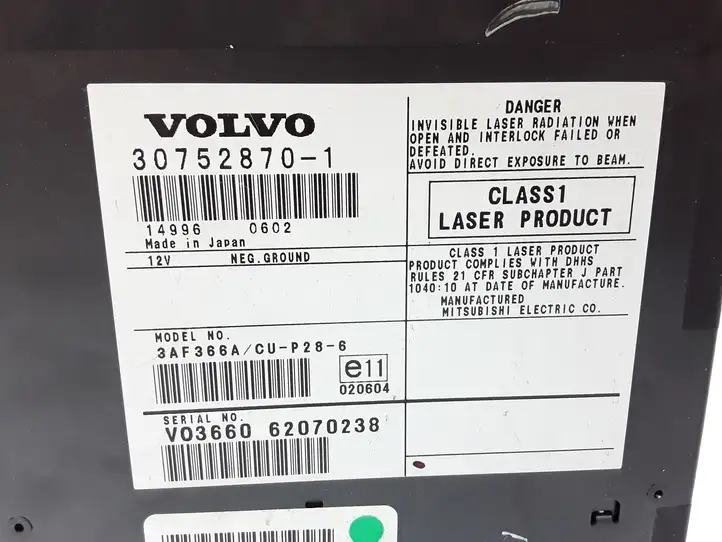 Volvo XC90 (2006 - 2014) 307528701 Магнитола / мультимедийная система — фото 3