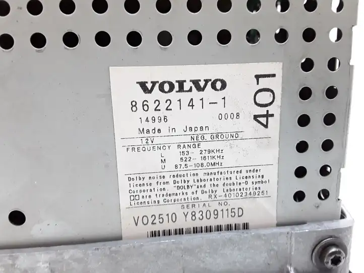 Volvo S80 (1998 - 2004) 09184782 Магнитола / мультимедийная система — фото 4