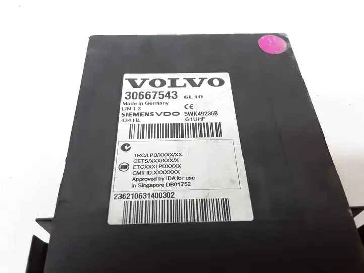 Volvo S80 (2006 - 2009) 30667543 Блок иммобилайзера — фото 2