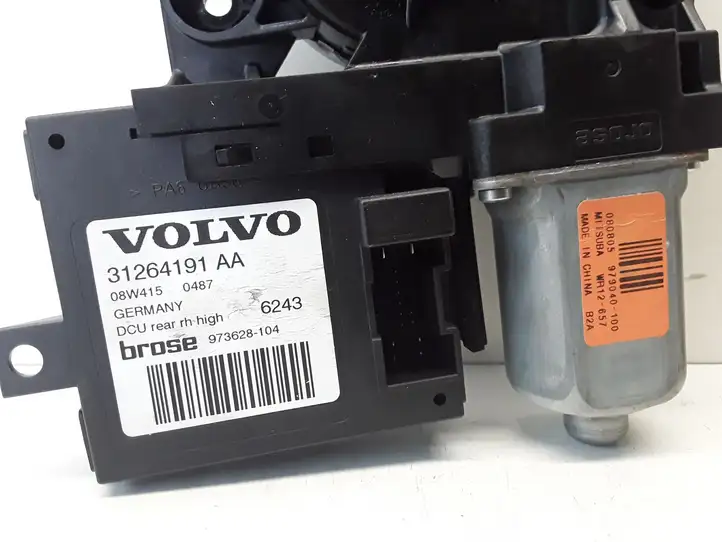 Volvo V50 (2004 - 2008) 31264191AA Стеклоподъемник задней двери — фото 3