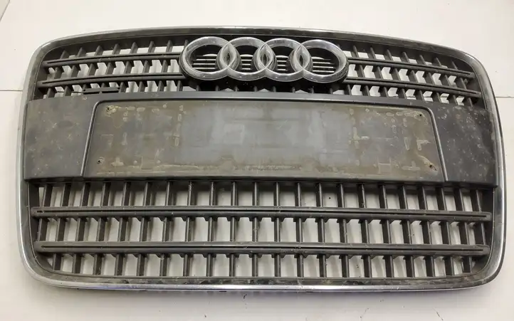 Audi Q7 4L (2005 - 2009) 4L0853651 Верхняя решетка радиатора — фото 1
